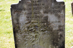 Thomas Blanchard gravestone